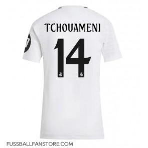 Real Madrid Aurelien Tchouameni #14 Replik Heimtrikot Damen 2024-25 Kurzarm